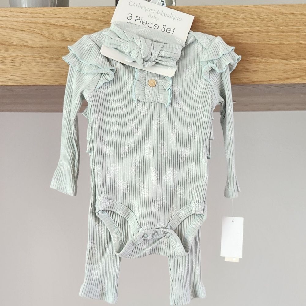 Catherine Malandrino 3 Piece Baby Set
